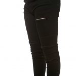 Black Stretch Fitted Denim