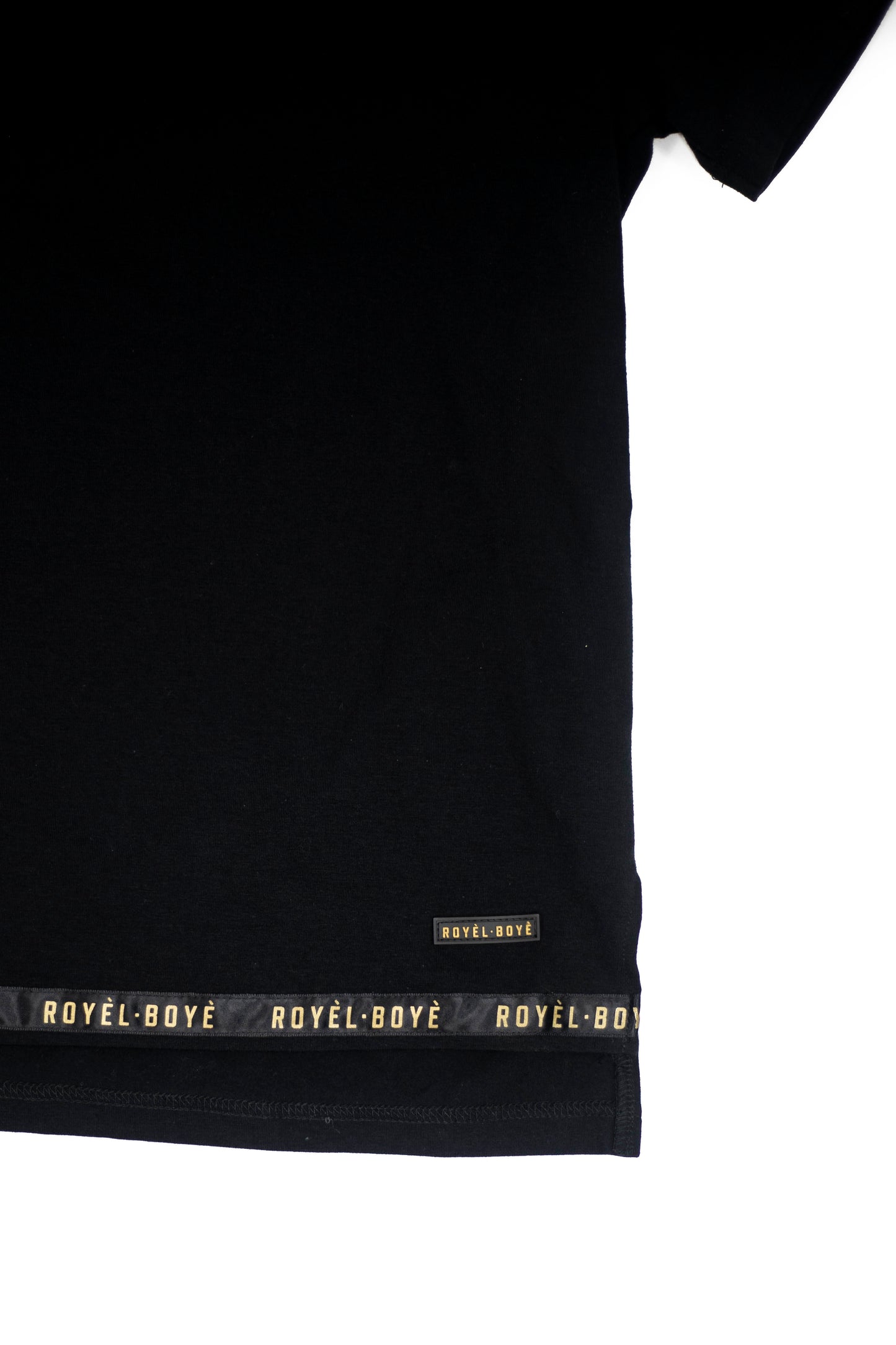 Black Essential Crew Neck Tee