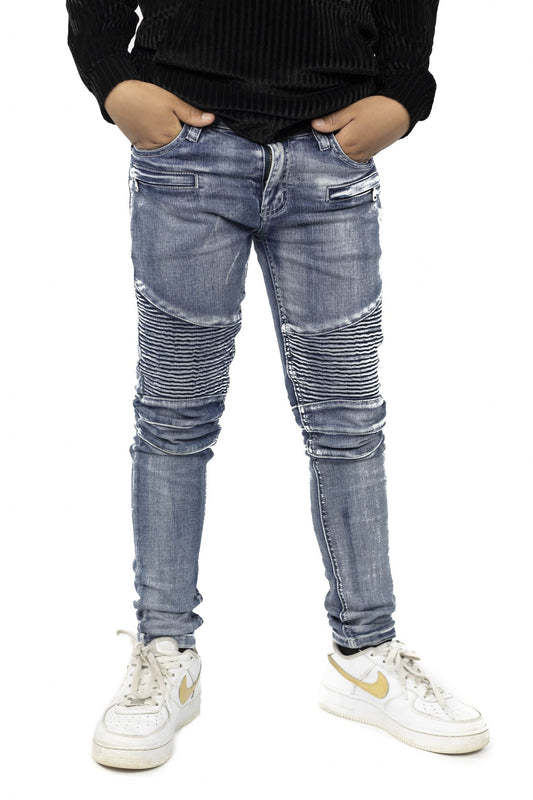Blue Biker Denim
