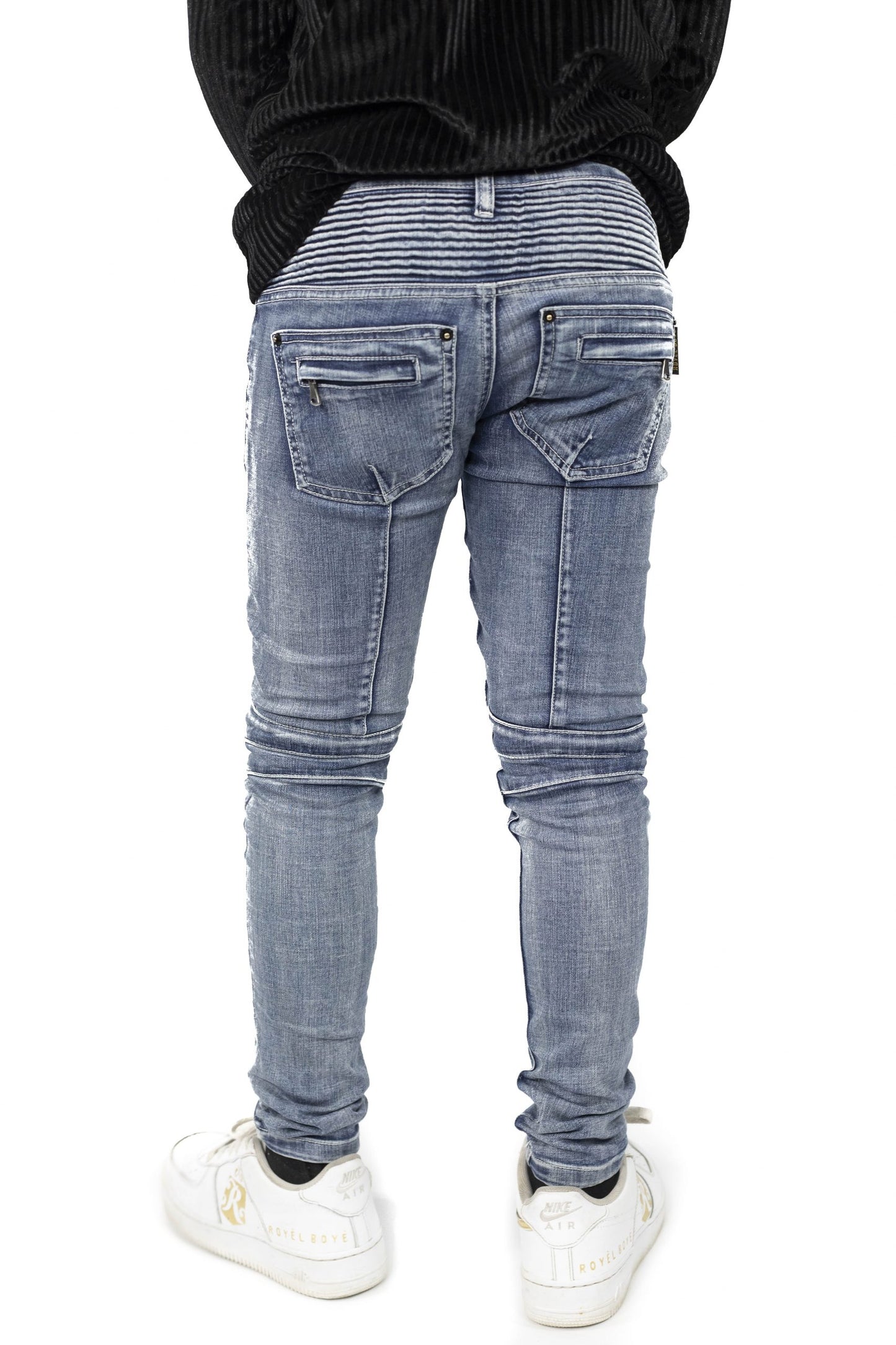 Blue Biker Denim