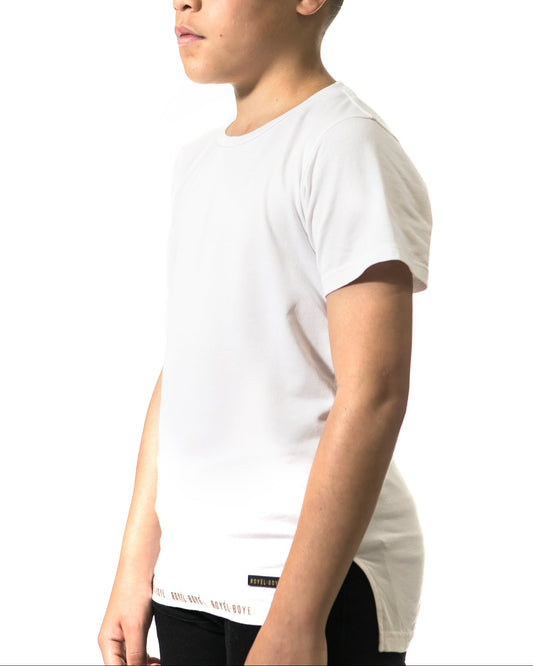 White Essential Crew Neck Tee